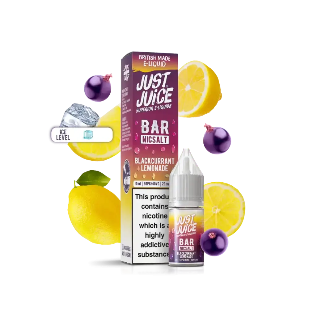 Blackcurrant Lemonade Just Juice 10ml Nic Salts