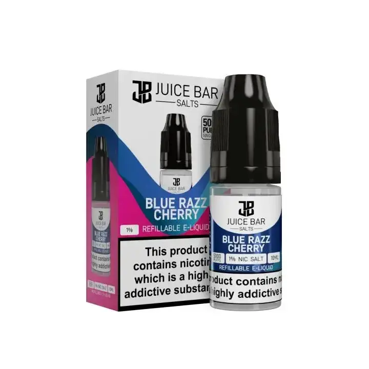 Blue Razz Cherry Juice Bar 10ml Nic Salt