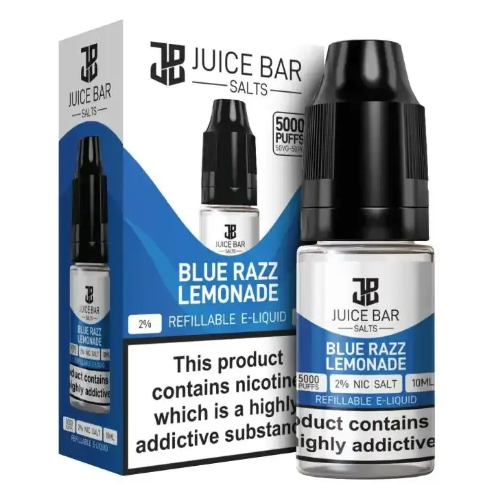 Blue Razz Lemonade Juice Bar 10ml Nic Salts