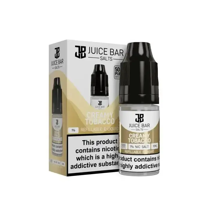 Creamy Tobacco Juice Bar 10ml Nic Salt