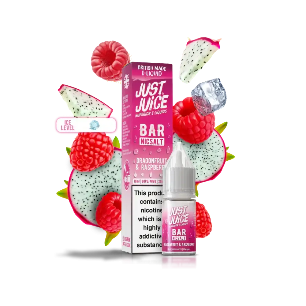 Dragonfruit & Raspberry Just Juice 10ml Nic Salts