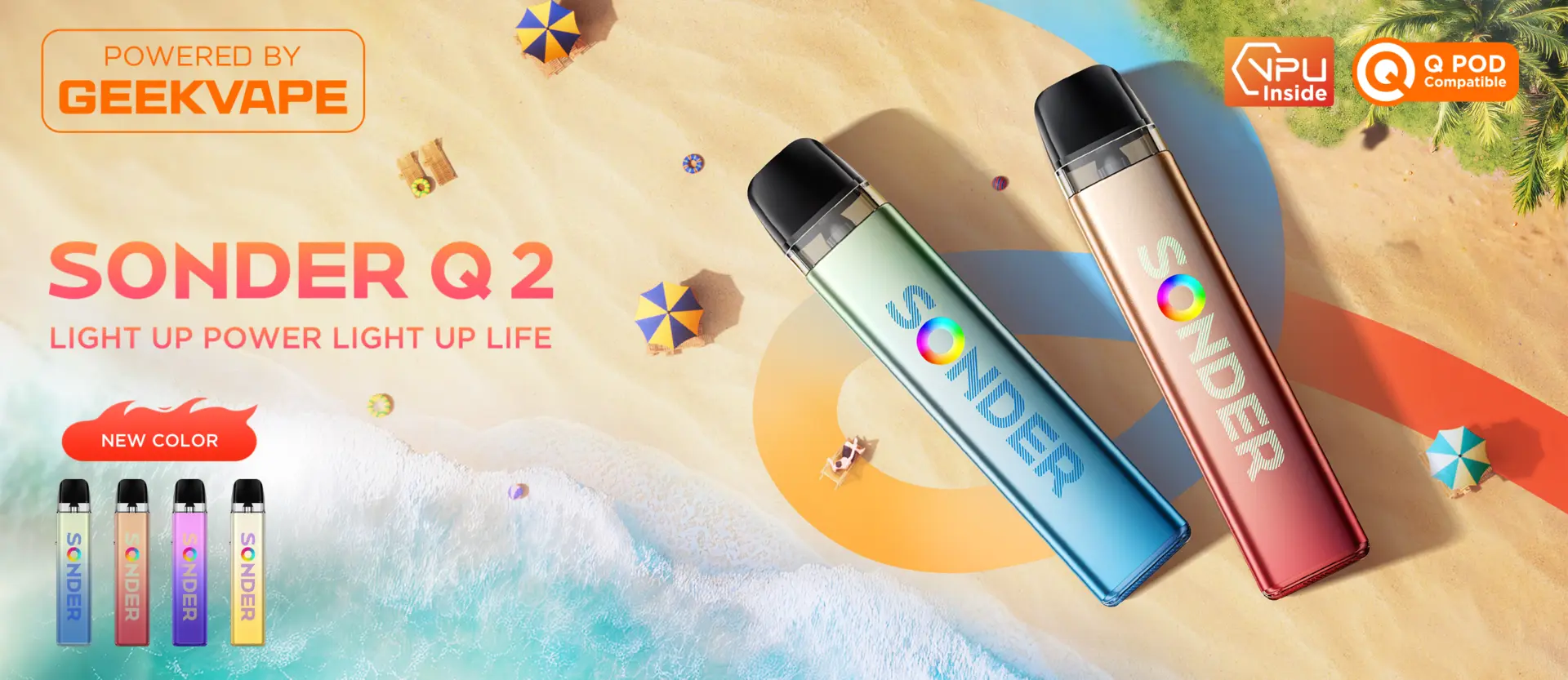 GeekVape Sonder Q2 Pod Vape Kit Banner 3