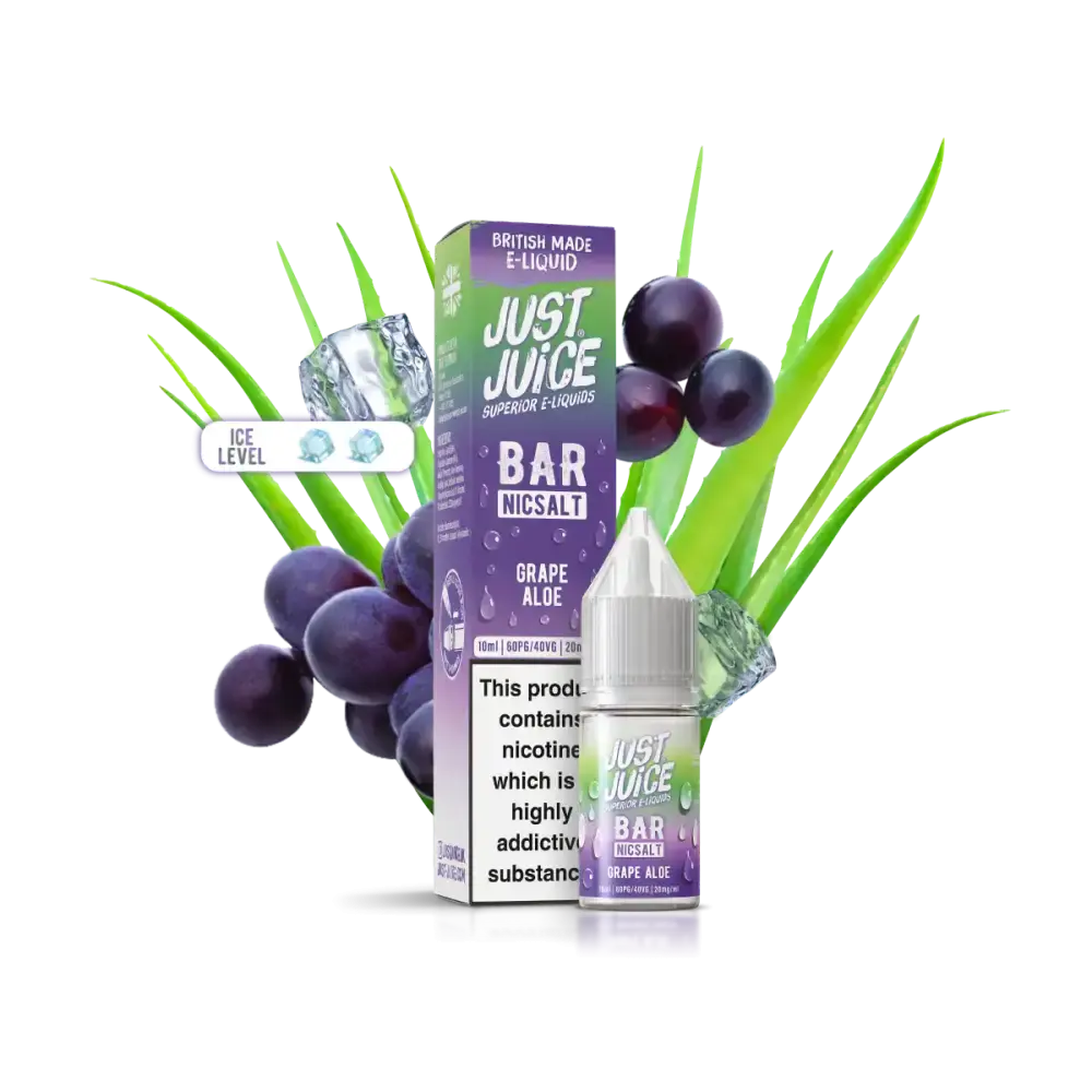 Grape Aloe Just Juice 10ml Nic Salts