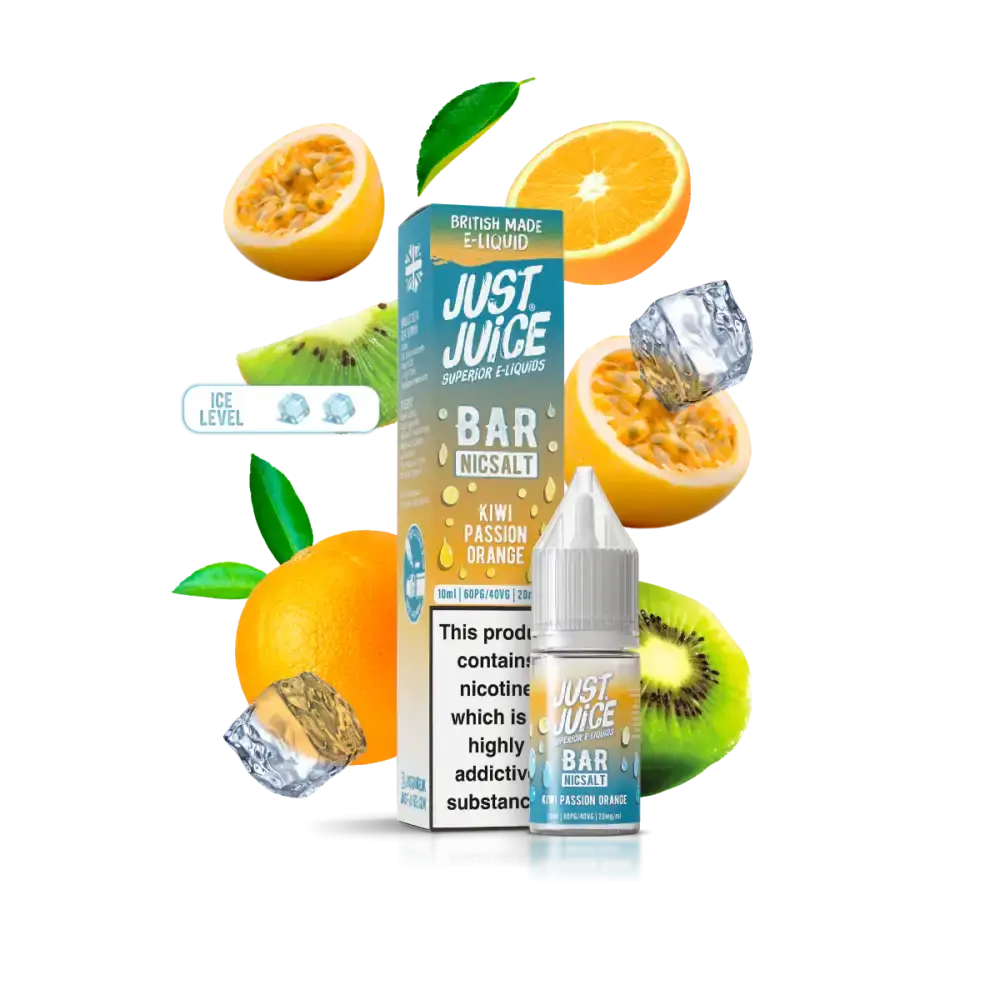 Kiwi Passion Orange Just Juice 10ml Nic Salts