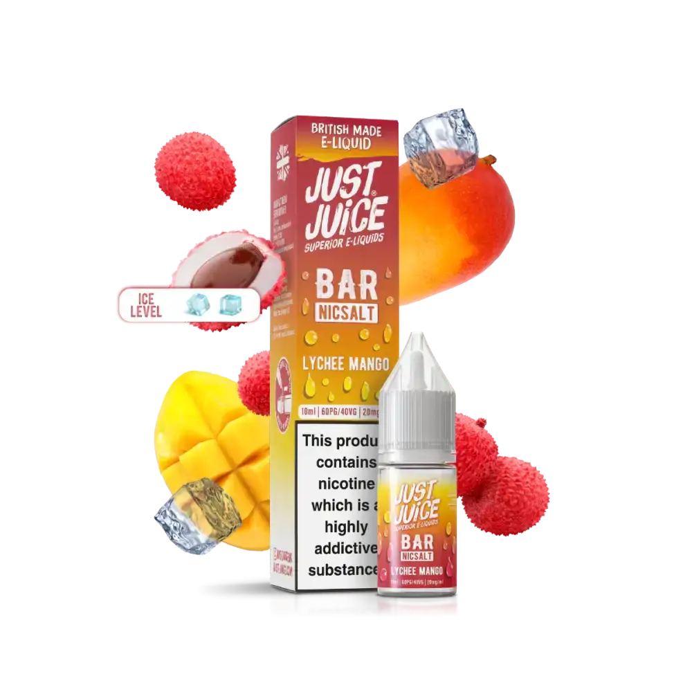 Lychee Mango Just Juice 10ml Nic Salts