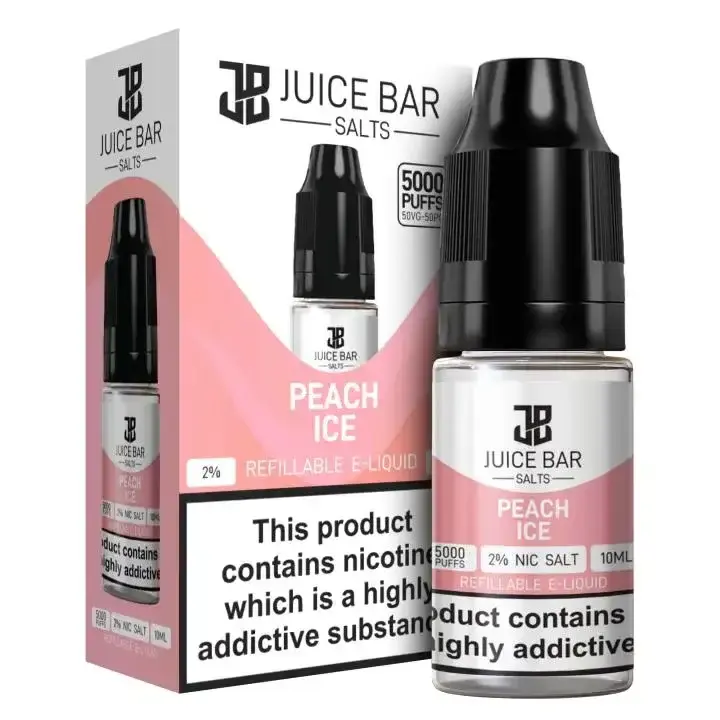 Peach Ice Juice Bar 10ml Nic Salt