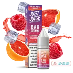Raspberry & Grapefruit Just Juice 10ml Nic Salts