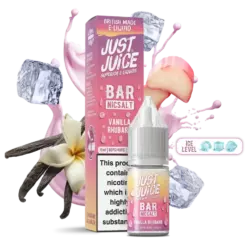 Vanilla Rhubarb Just Juice 10ml Nic Salts