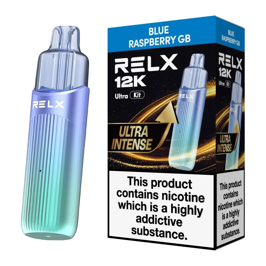 Blue Raspberry GB Relx 12K Ultra Prefilled Pod Kit