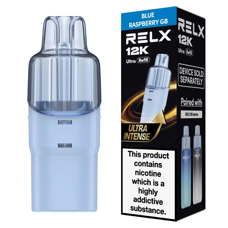 Blue Raspberry GB Relx 12K Ultra Prefilled Pod