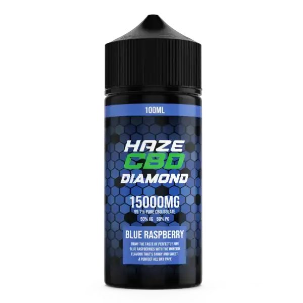 Blue Raspberry Haze Diamond CBD E-Liquid 100ml | 15000mg