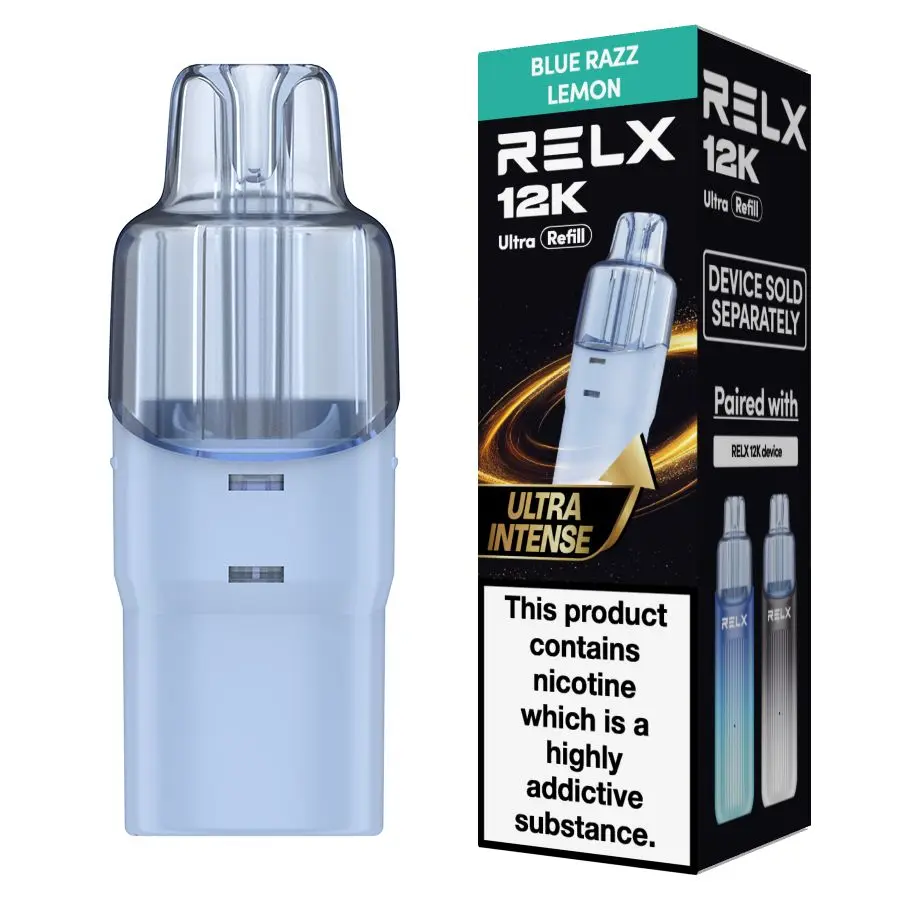 Blue Razz Lemon Relx 12K Ultra Prefilled Pod