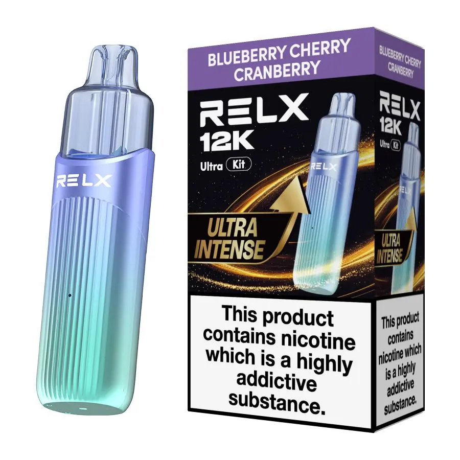 Blueberry Cherry Cranberry Relx 12K Ultra Prefilled Pod Kit