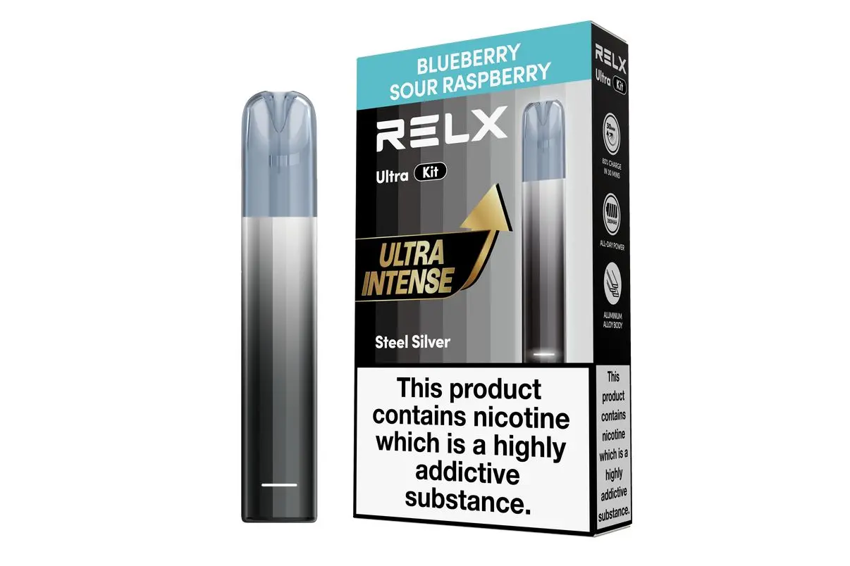 Blueberry Sour Raspberry Relx Ultra Prefilled Pod Kit Blueberry Sour Raspberry Relx Ultra Prefilled Pod Kit