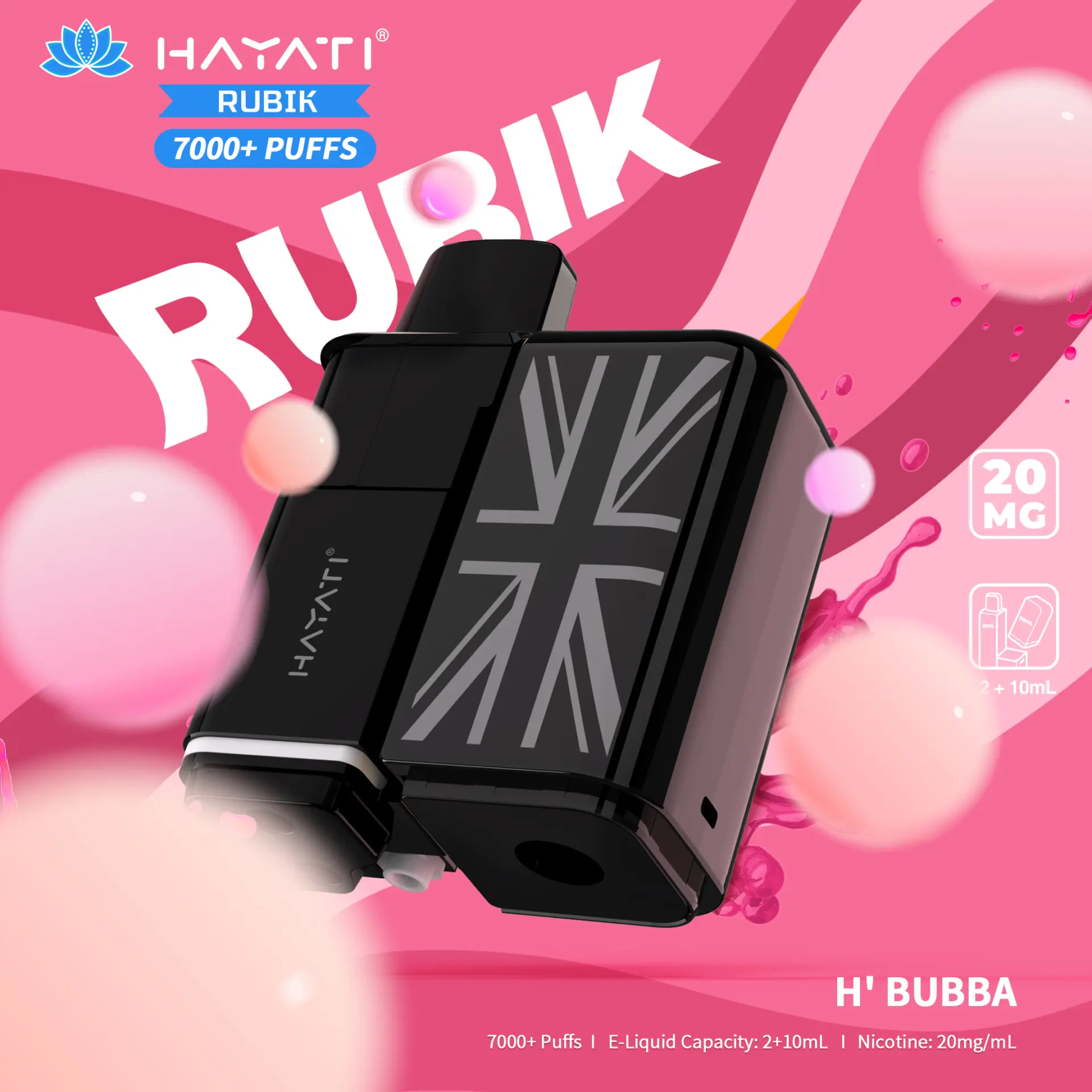 H' Bubba Hayati Rubik 7K Refill Pod Pack
