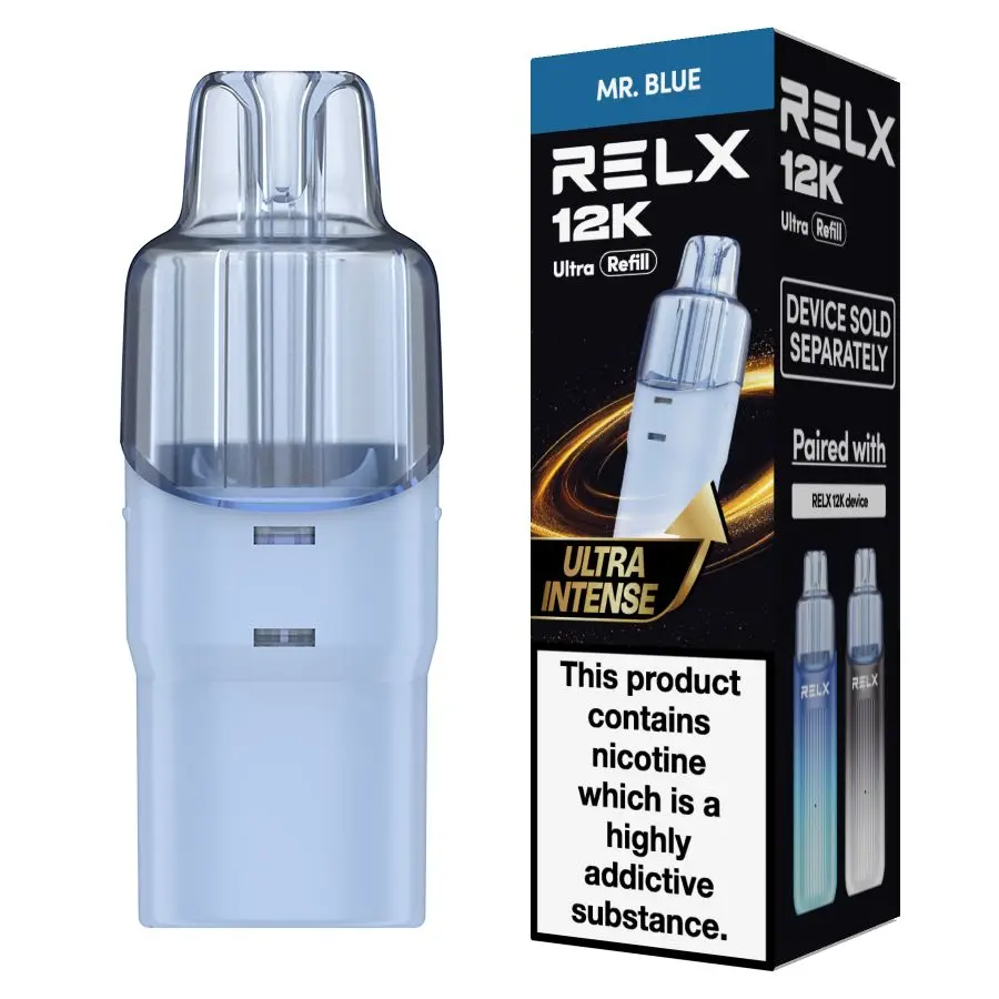 Mr Blue Relx 12K Ultra Prefilled Pod