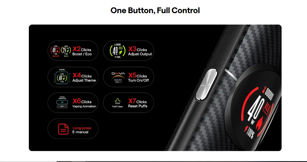 Oxva Nexlim 2 Vape Kit Banner 20