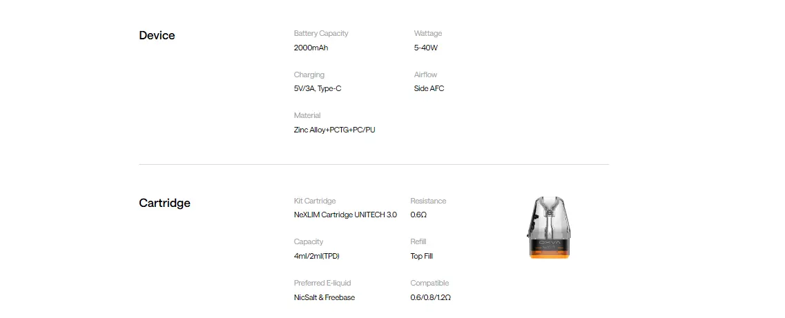 Oxva Nexlim 2 Vape Kit Banner 26