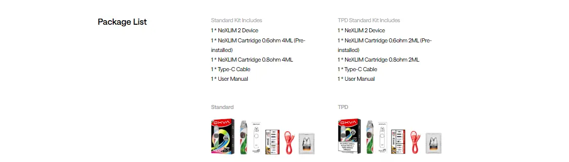 Oxva Nexlim 2 Vape Kit Banner 28