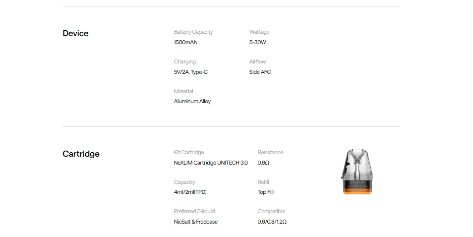 Oxva Nexlim 2 Mini Vape Kit Banner 21