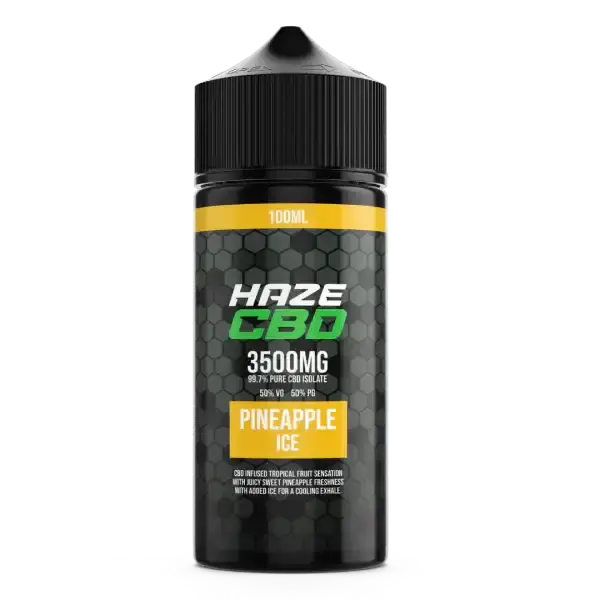Pineapple Ice Haze Diamond CBD E-Liquid 100ml | 3500mg