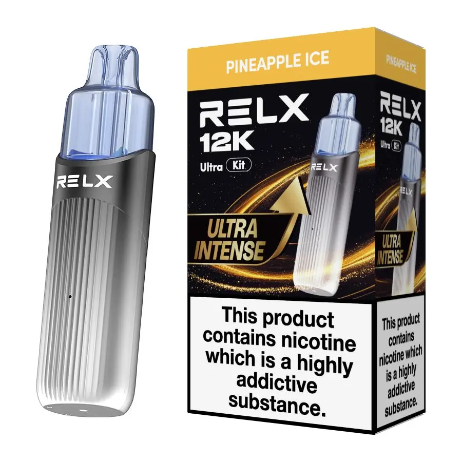 Pineapple Ice Relx 12K Ultra Prefilled Pod Kit