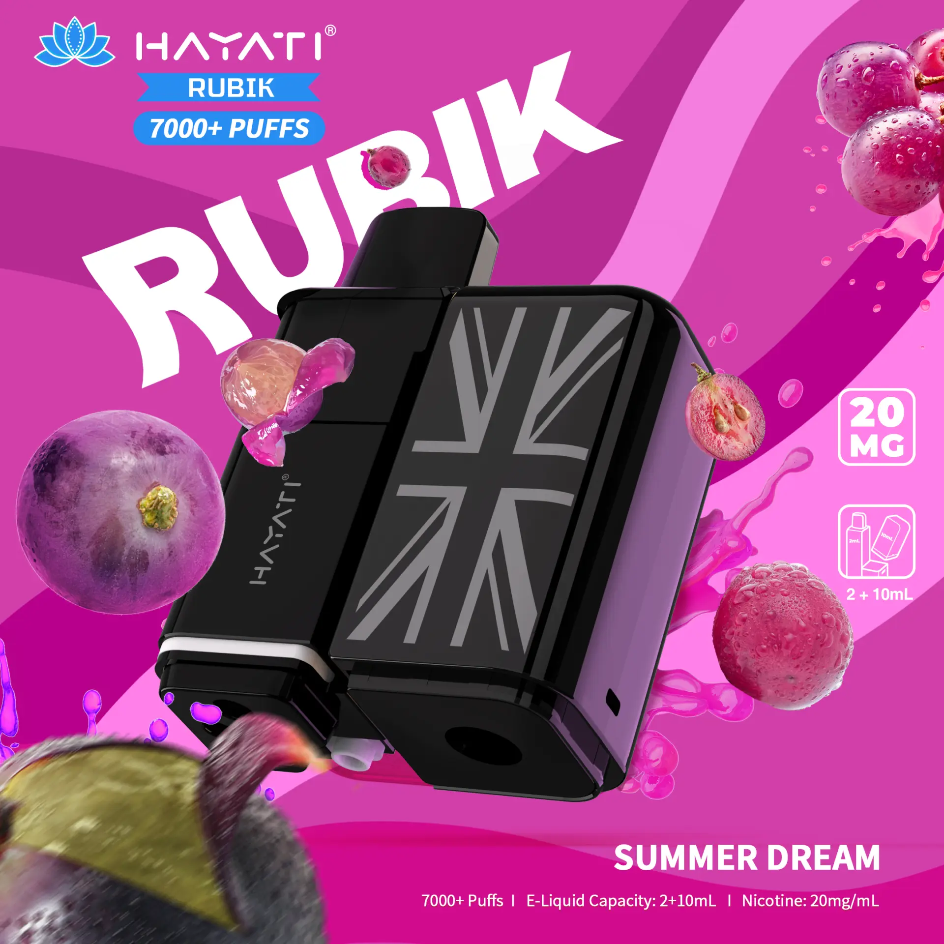 Summer Dream Hayati Rubik 7K Refill Pod Pack