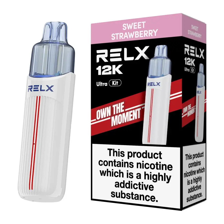 Sweet Strawberry Relx 12K Ultra Prefilled Pod Kit