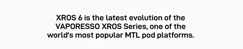 Vaporesso Xros 6 Vape Kit Banner 2