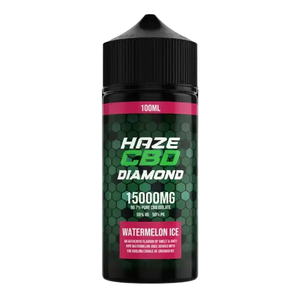 Watermelon Ice Haze Diamond CBD E-Liquid 100ml | 15000mg
