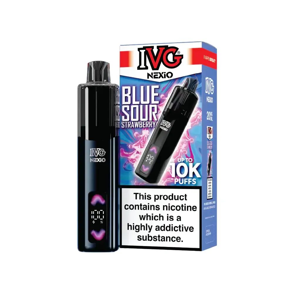 Blue Sour Strawberry NEXiO IVG Prefilled Pod Kit