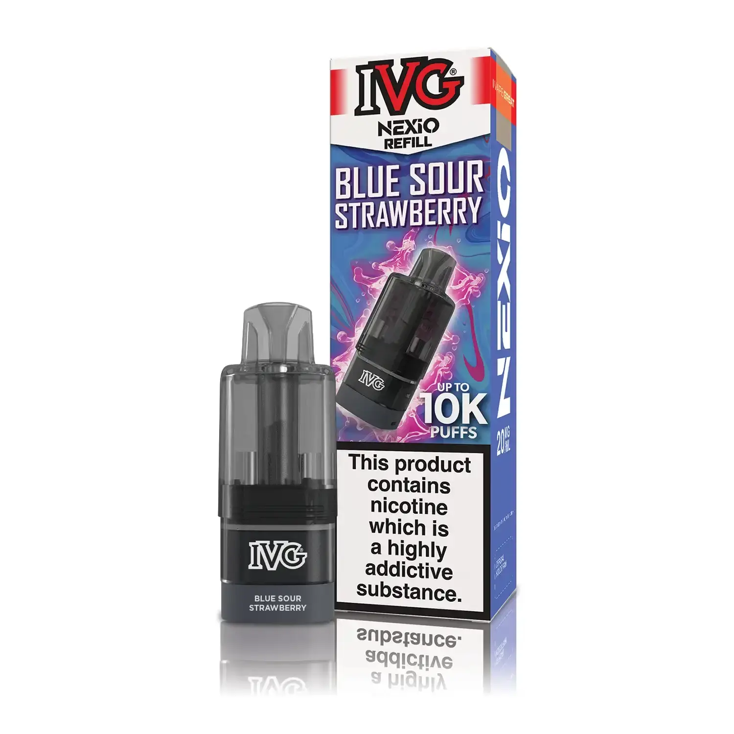 Blue Sour Strawberry NEXiO IVG Prefilled Pod