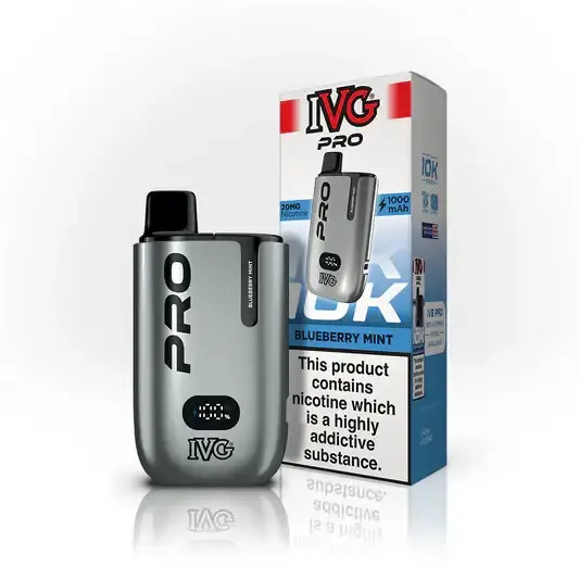 Blueberry Mint by IVG Pro 12 Prefilled Pod Kit New