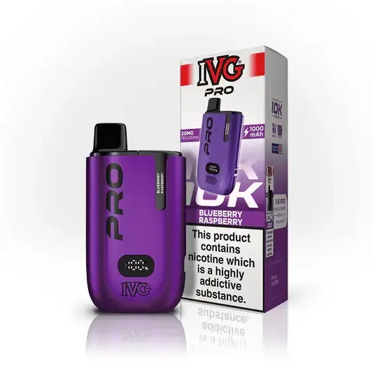 Blueberry Raspberry By IVG PRO 12 Prefilled Pod Kit New