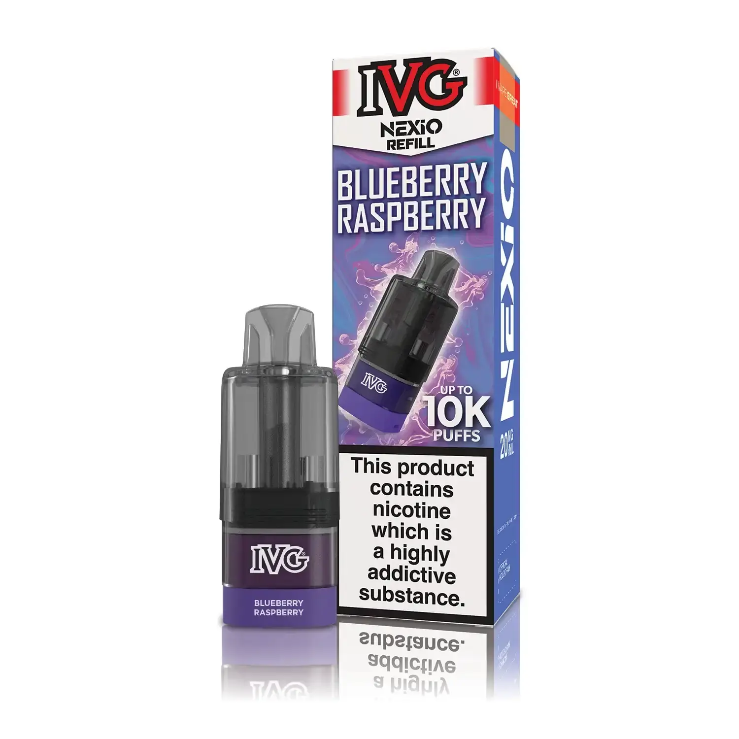 Blueberry Raspberry NEXiO IVG Prefilled Pod