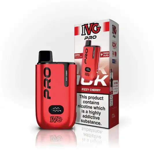 Fizzy Cherry by IVG Pro 12 Prefilled Pod Kit New