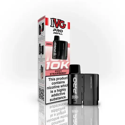 Fizzy Strawberry By IVG PRO 12 Refill Pod New