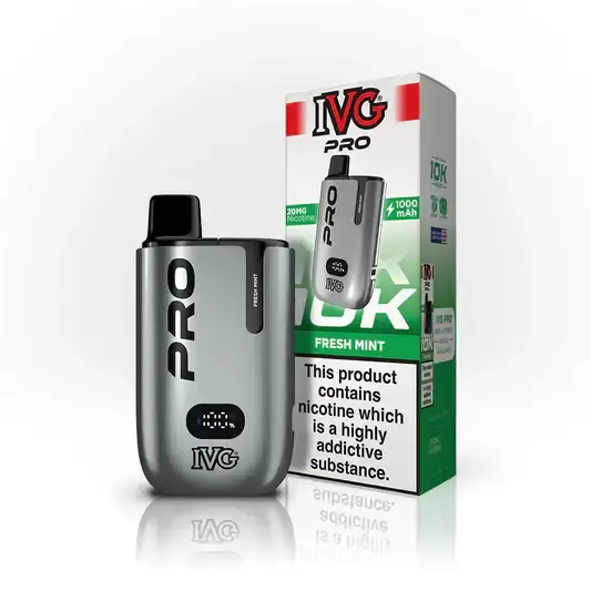 Fresh Mint by IVG Pro 12 Prefilled Pod Kit New
