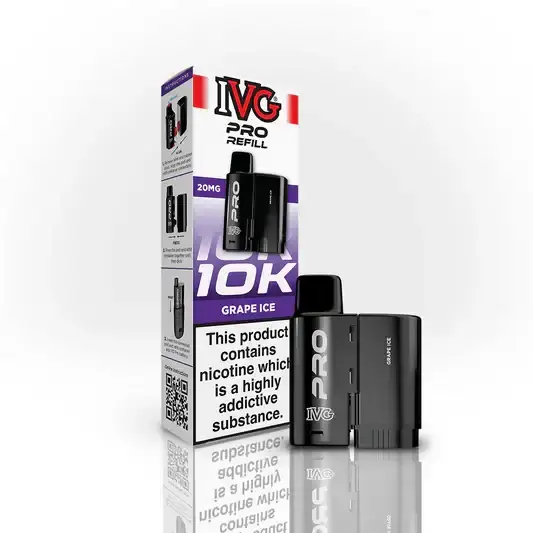 Grape Ice By IVG PRO 12 Refill Pod New