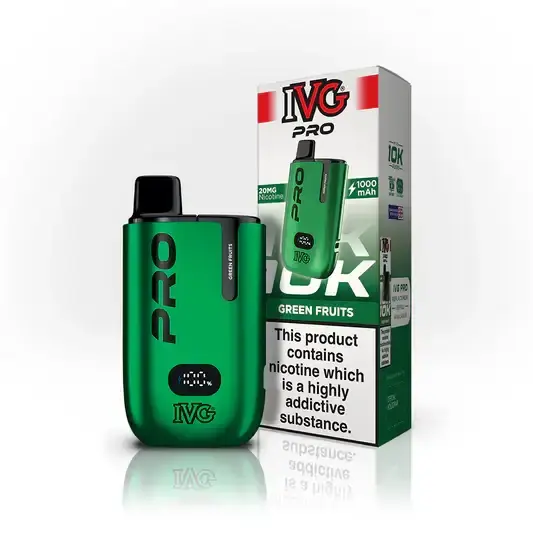 Green Fruits by IVG Pro 12 Prefilled Pod Kit New
