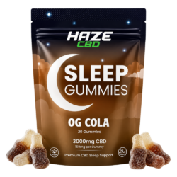 OG Cola Haze CBD Sleep Gummies 3000mg | 150mg CBD Per Gummy