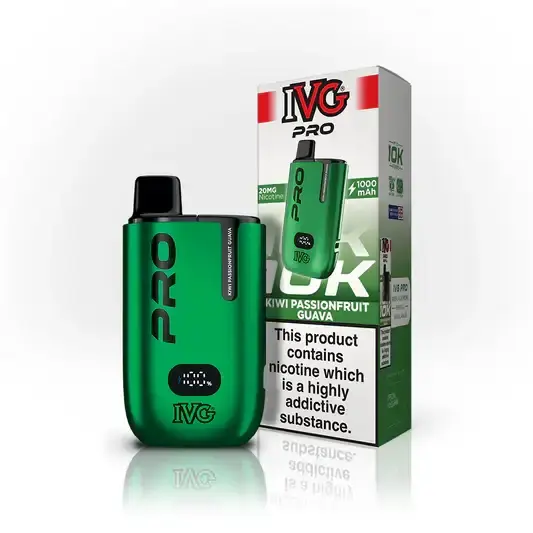 Kiwi Passionfruit Guava by IVG Pro 12 Prefilled Pod Kit New