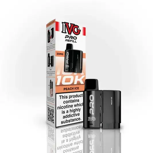 Peach Ice By IVG PRO 12 Refill Pod New