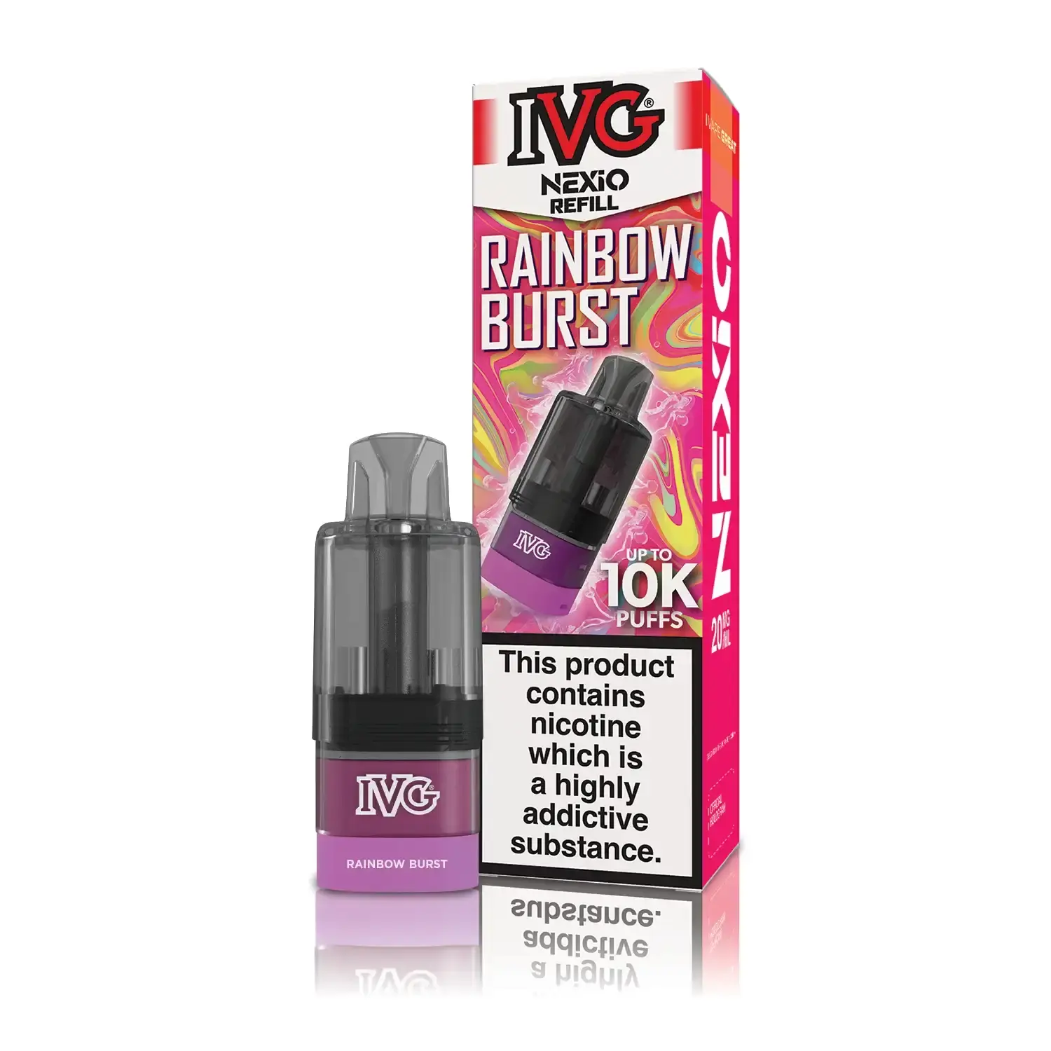 Rainbow Burst NEXiO IVG Prefilled Pod