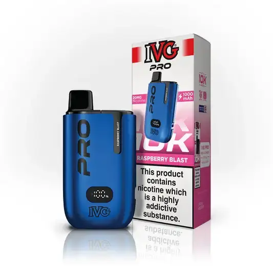 Raspberry Blast By IVG PRO 12 Prefilled Pod Kit New