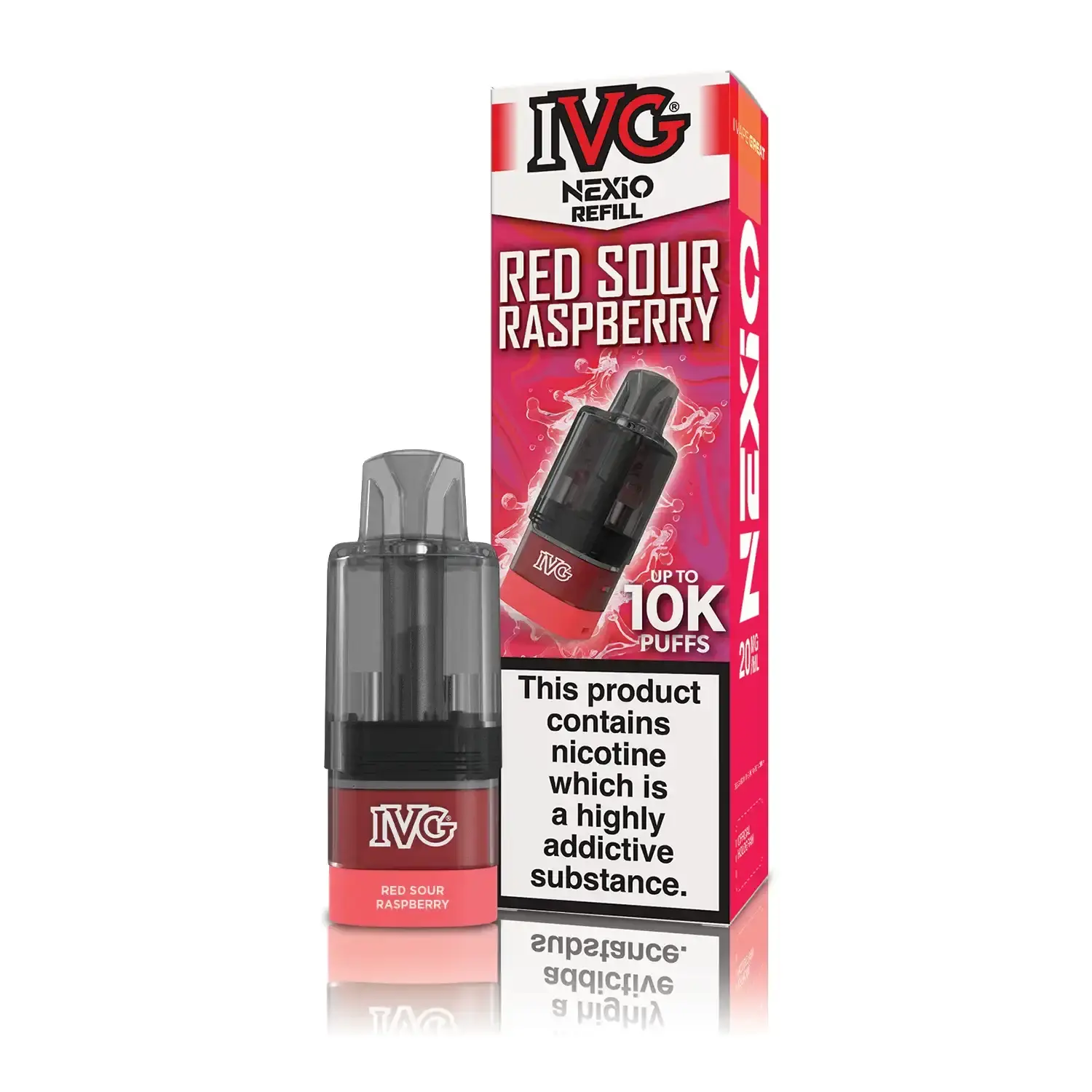 Red Sour Raspberry NEXiO IVG Prefilled Pod