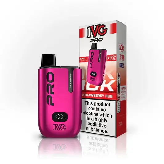 Strawberry Hub By IVG PRO 12 Prefilled Pod Kit New