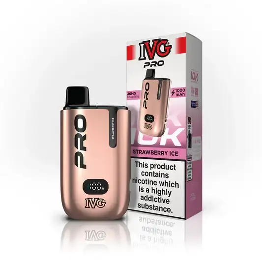 Strawberry Ice By IVG PRO 12 Prefilled Pod Kit New
