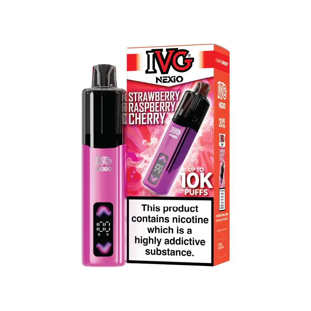 Strawberry Raspberry Cherry NEXiO IVG Prefilled Pod Kit