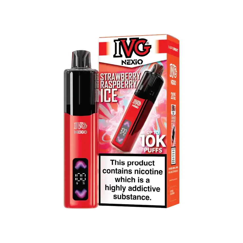 Strawberry Raspberry Ice NEXiO IVG Prefilled Pod Kit